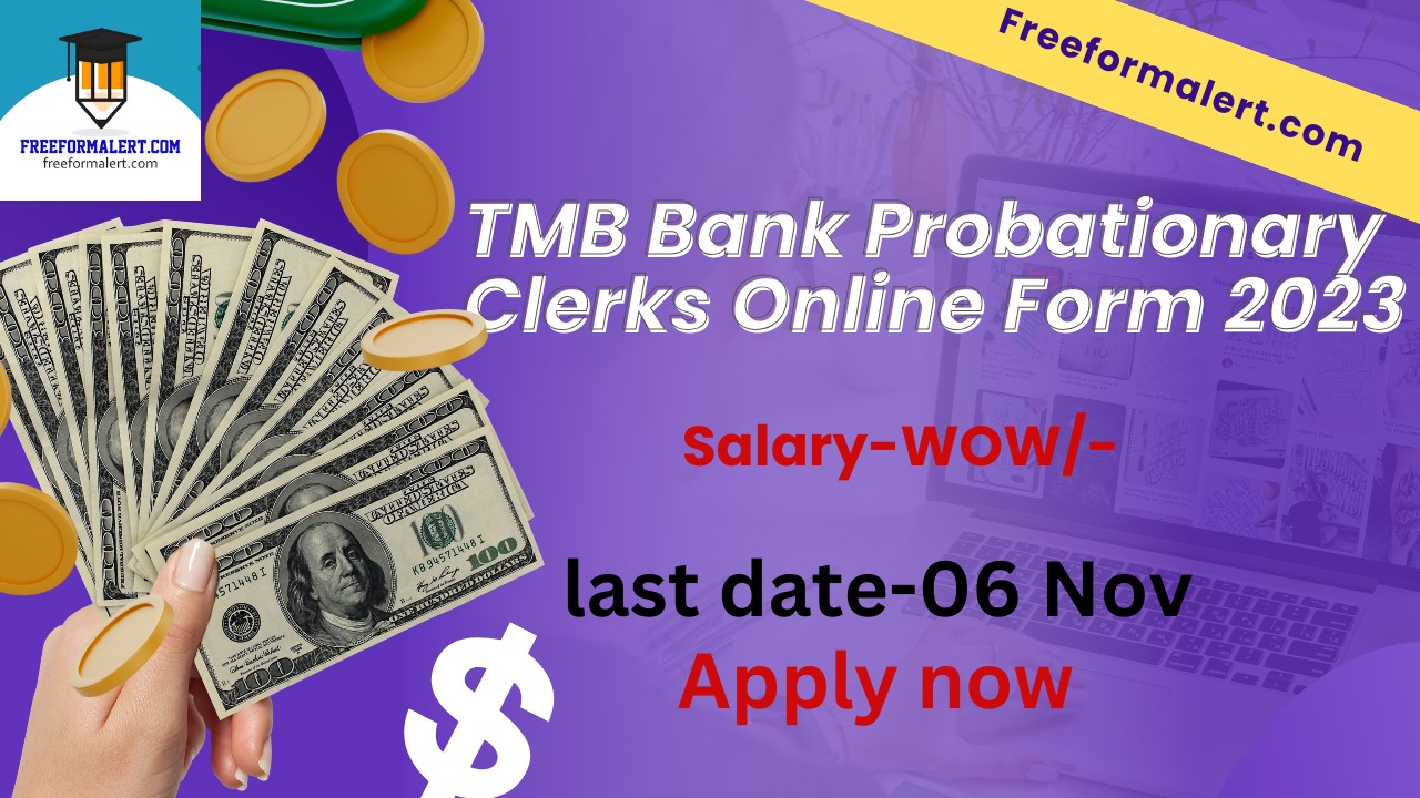 TMB Bank Probationary Clerks Online Form 2023 for 72 Post Berojgarshala