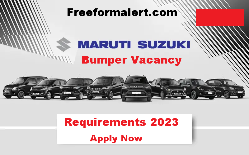 Maruti Suzuki Recruitment 2023