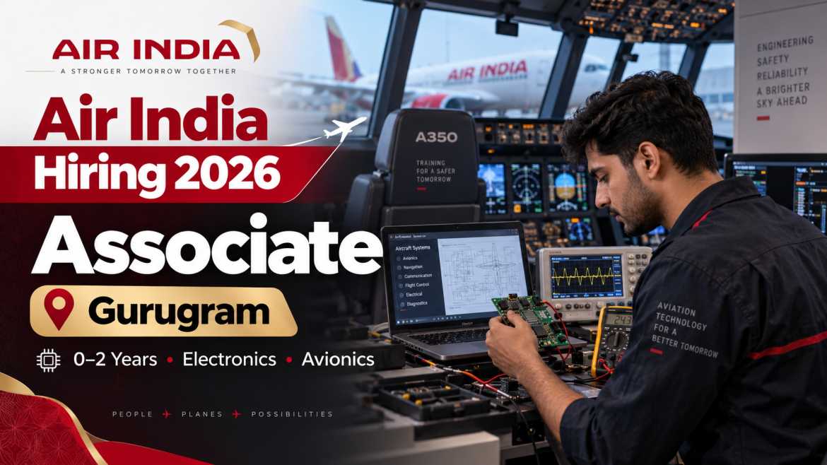 Air India Hiring 2026 – Associate Job in Gurugram | Air India Freshers Jobs 2026