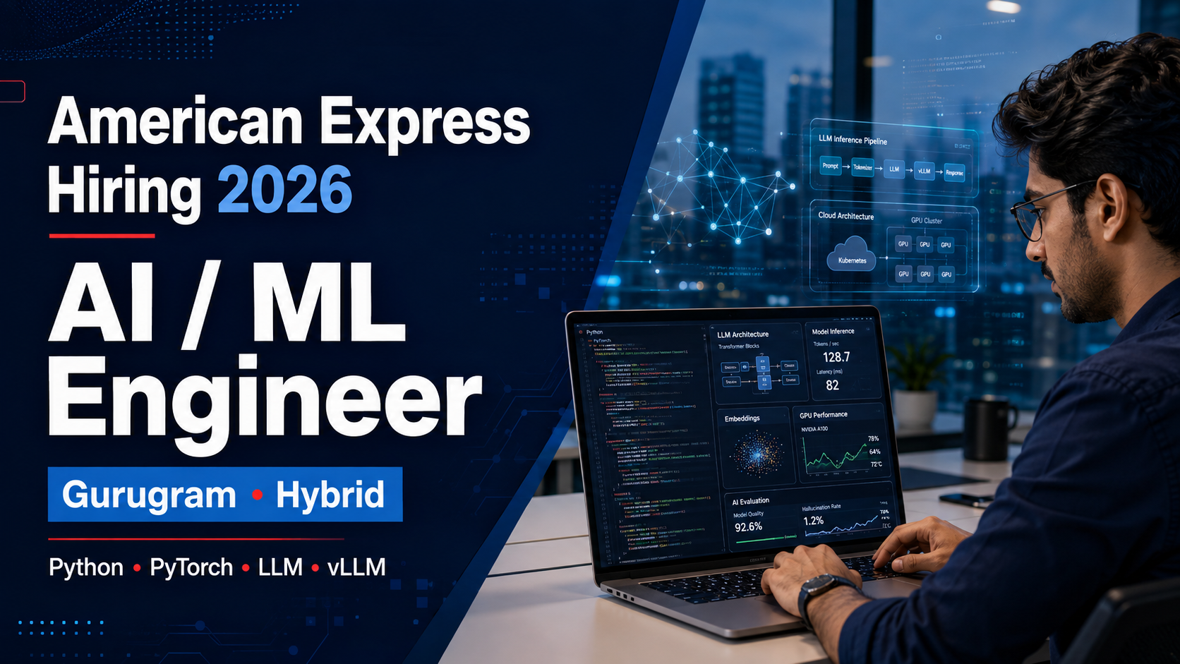 American Express Hiring 2026 in Gurugram – AI/ML Engineer