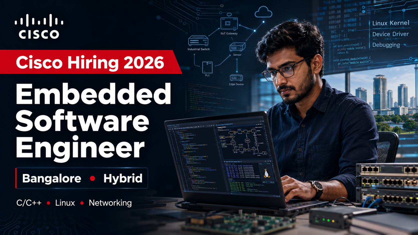 Cisco Embedded Software Engineer Jobs 2026 in Bangalore