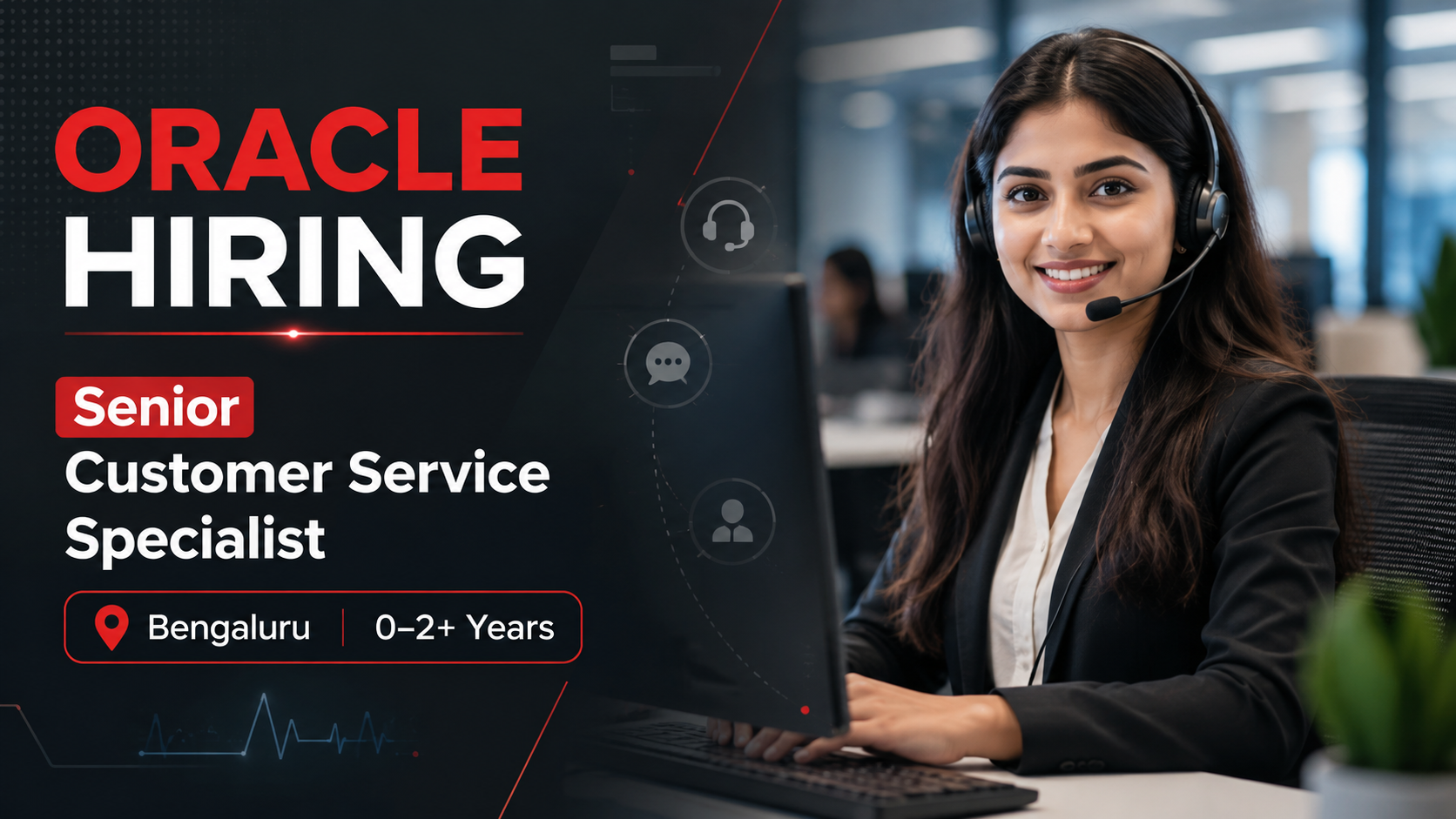 Oracle Hiring Senior Customer Service Specialist in Bengaluru | 0–2+ Years Experience