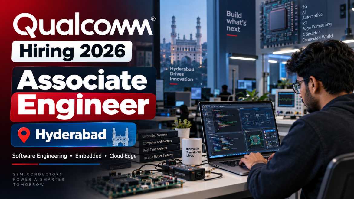 Qualcomm Associate Engineer Recruitment 2026 | Freshers Jobs In India