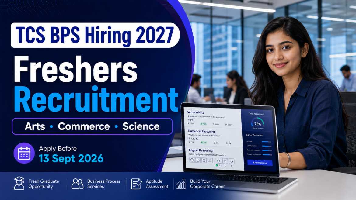 TCS BPS Hiring 2027 – Freshers Jobs, Eligibility & Apply