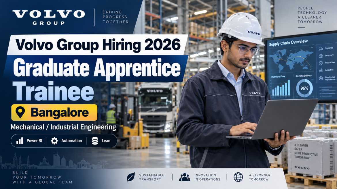 Volvo Group Graduate Apprentice Jobs 2026
